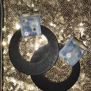 Vintage hoop earrings